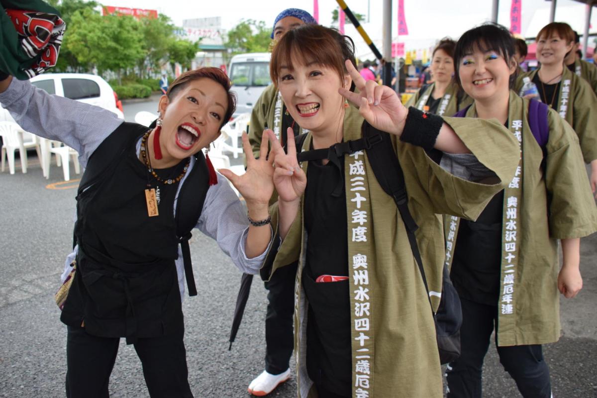 奥州前沢よさこいFesta14その1（奥州前沢よさこいフェスタ2018) 2018/07/08