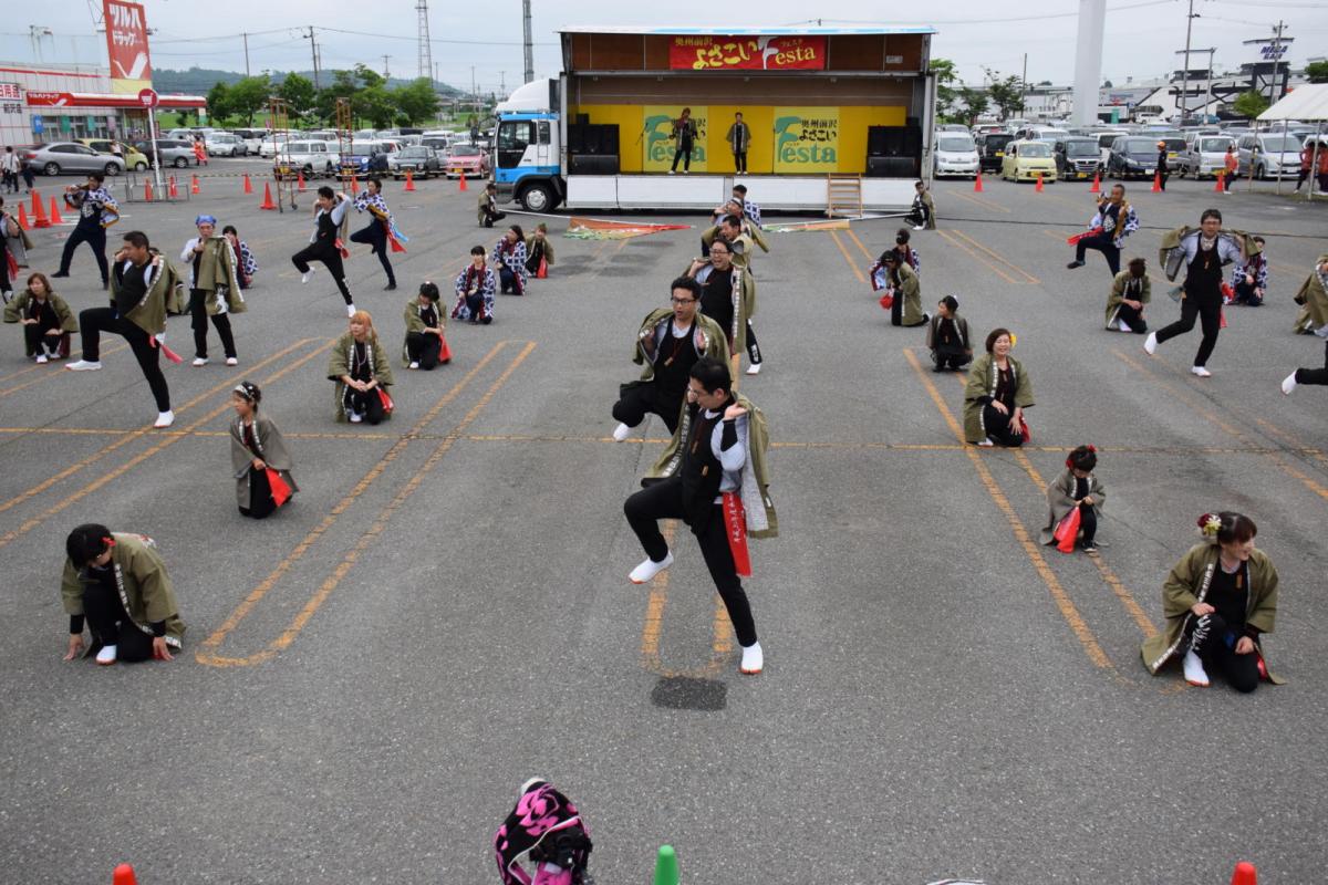 奥州前沢よさこいFesta14その1（奥州前沢よさこいフェスタ2018) 2018/07/08