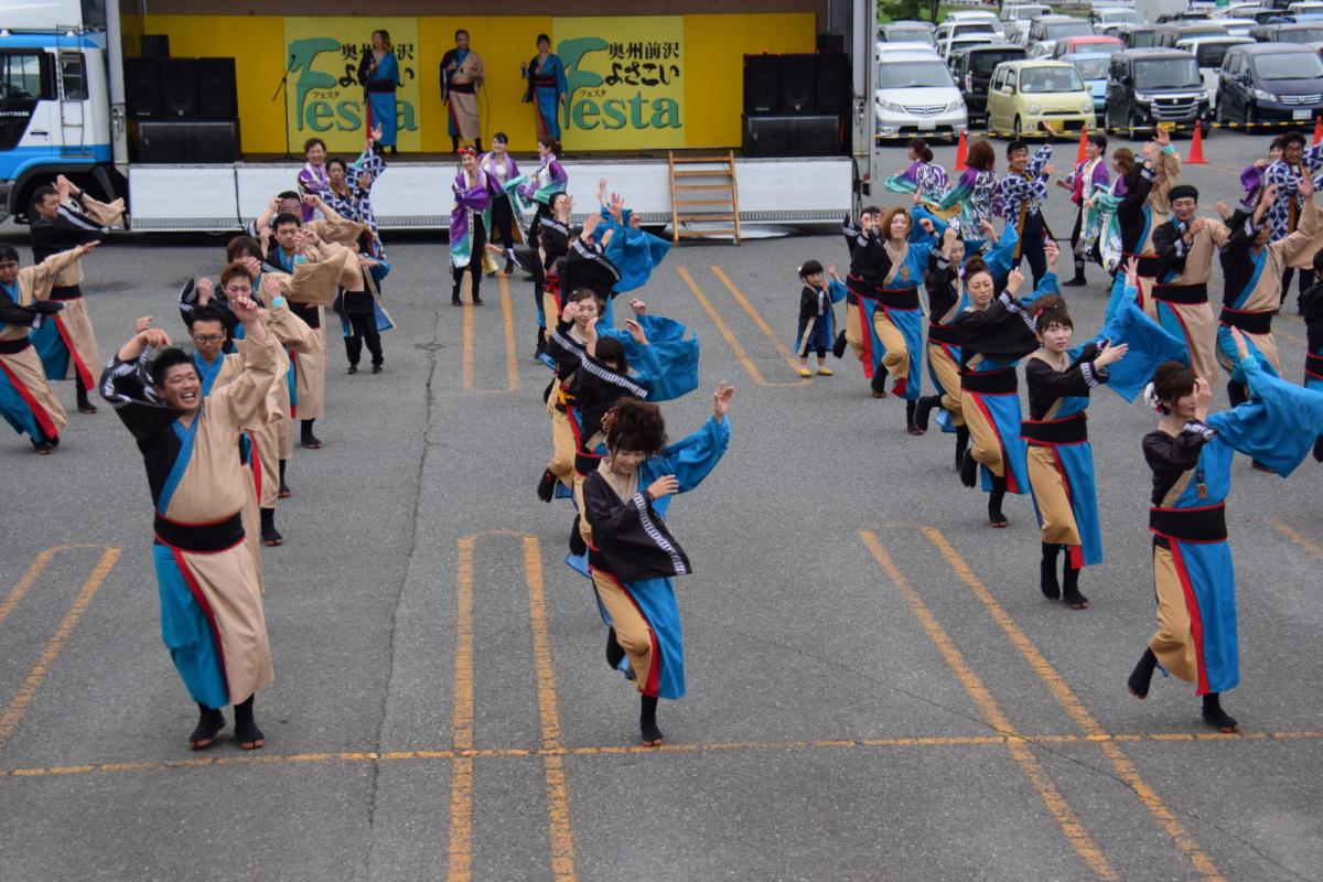 奥州前沢よさこいFesta14その1（奥州前沢よさこいフェスタ2018) 2018/07/08