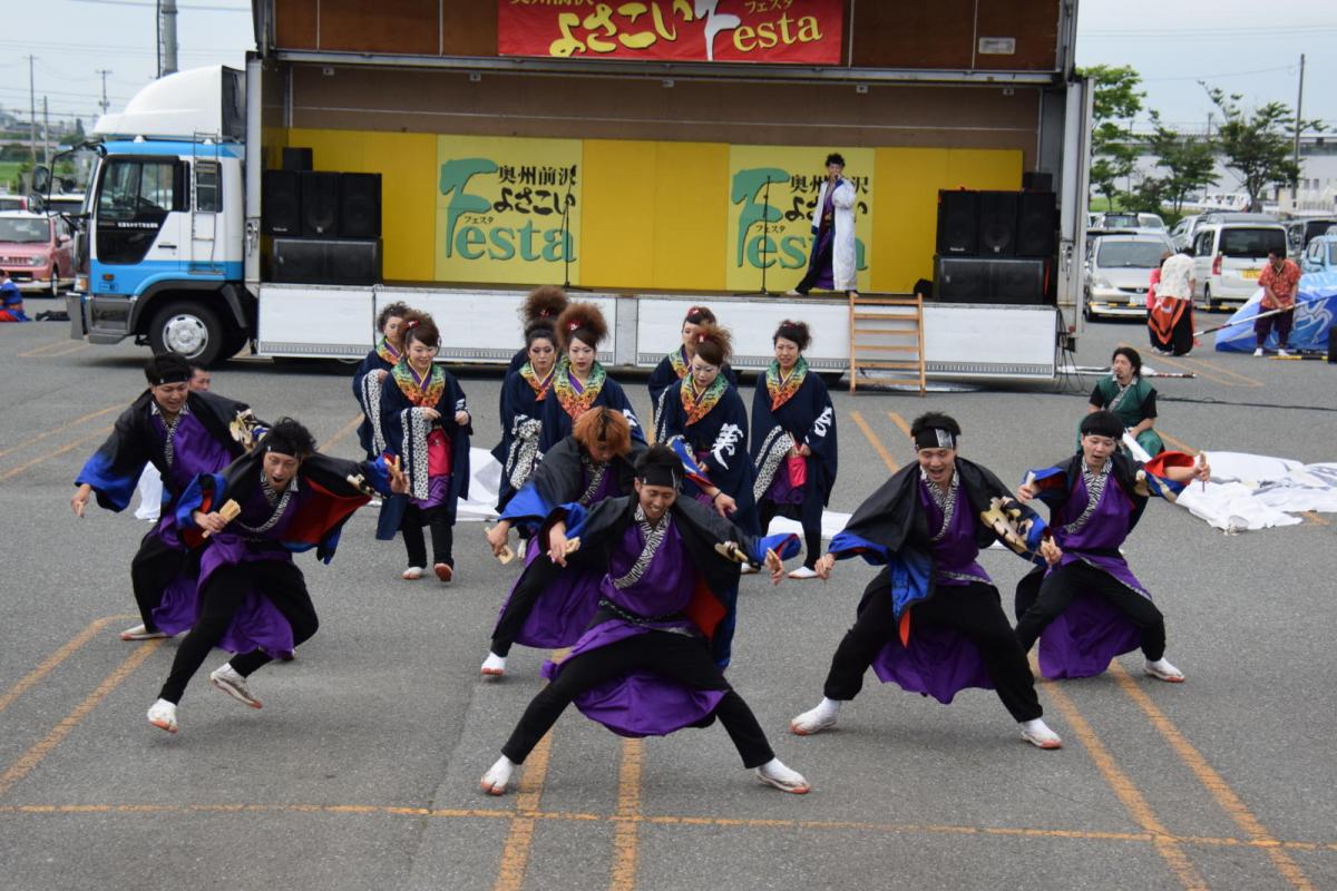 奥州前沢よさこいFesta14その1（奥州前沢よさこいフェスタ2018) 2018/07/08