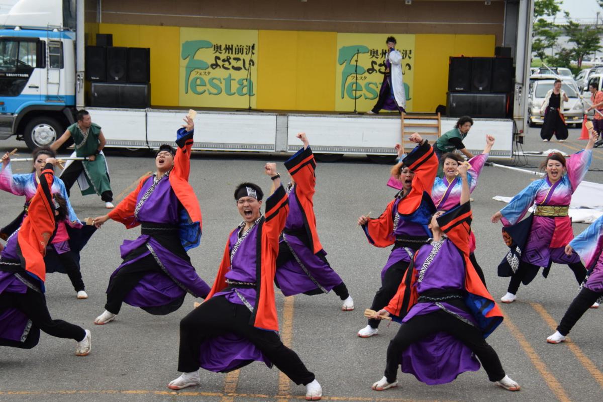 奥州前沢よさこいFesta14その1（奥州前沢よさこいフェスタ2018) 2018/07/08