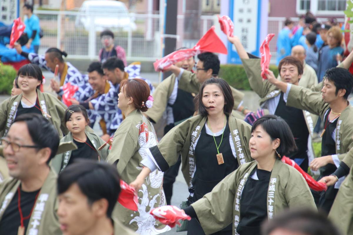 奥州前沢よさこいFesta14その3（奥州前沢よさこいフェスタ2018) 2018/07/08