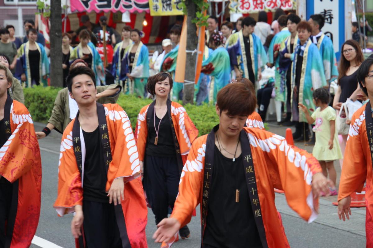 奥州前沢よさこいFesta14その3（奥州前沢よさこいフェスタ2018) 2018/07/08