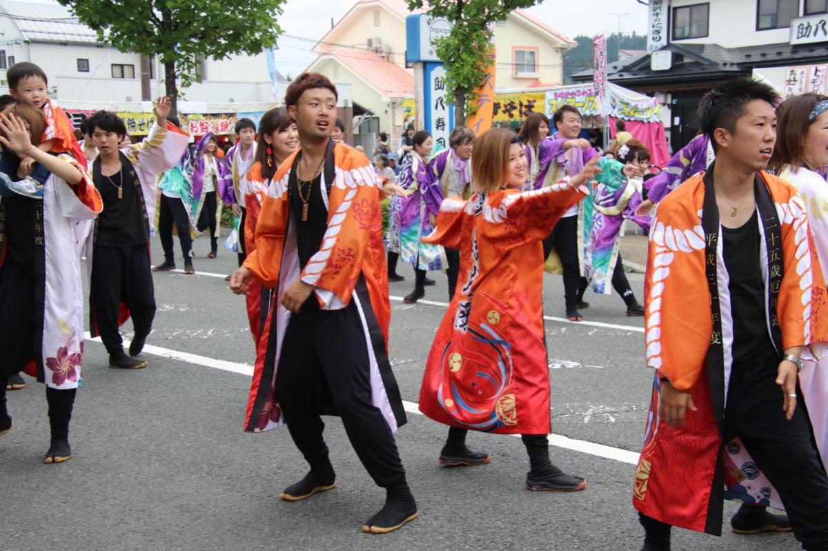 奥州前沢よさこいFesta14その3（奥州前沢よさこいフェスタ2018) 2018/07/08