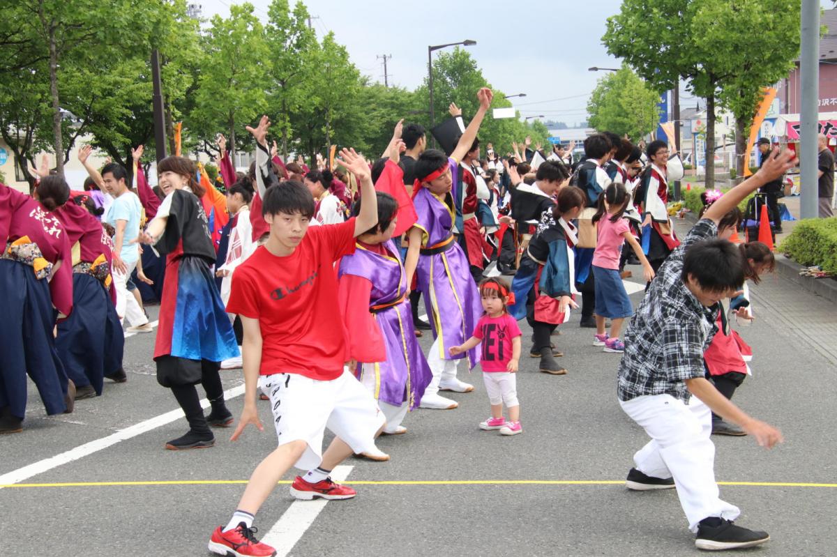 奥州前沢よさこいFesta14その3（奥州前沢よさこいフェスタ2018) 2018/07/08