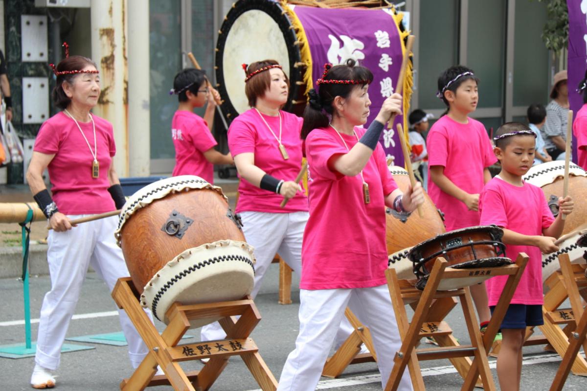 奥州水沢夏まつり2018 子供みこし・地方太鼓・干支和まつり・水沢ざっつぁかまつり後編 2018/08/04