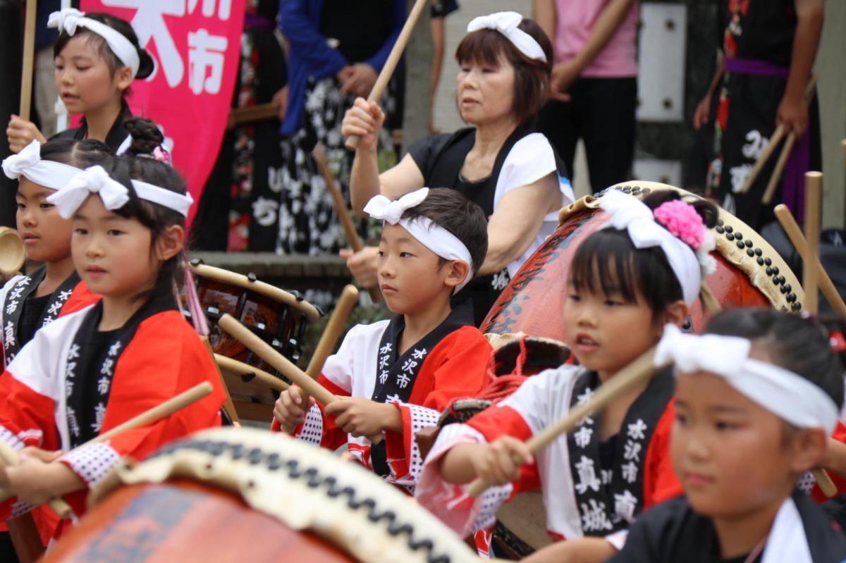 奥州水沢夏まつり2018 子供みこし・地方太鼓・干支和まつり・水沢ざっつぁかまつり後編 2018/08/04