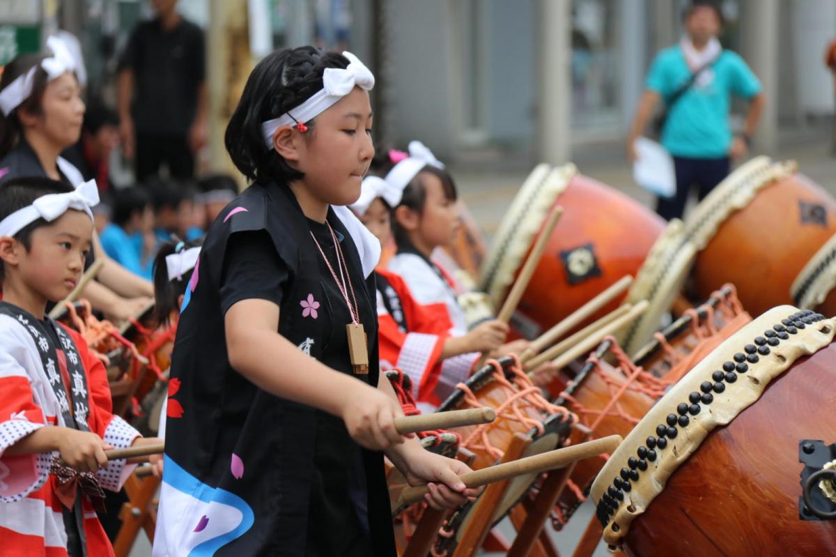 奥州水沢夏まつり2018 子供みこし・地方太鼓・干支和まつり・水沢ざっつぁかまつり後編 2018/08/04