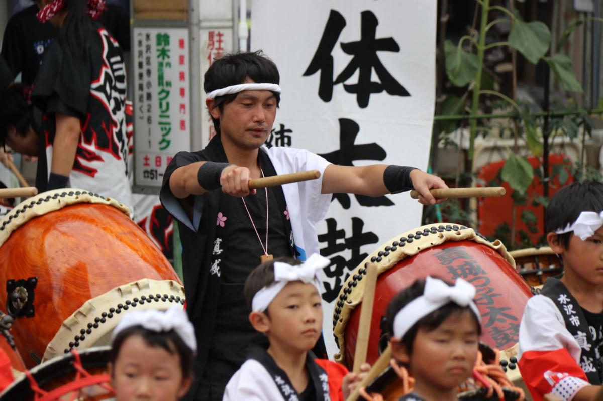 奥州水沢夏まつり2018 子供みこし・地方太鼓・干支和まつり・水沢ざっつぁかまつり後編 2018/08/04