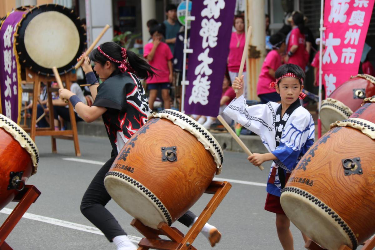 奥州水沢夏まつり2018 子供みこし・地方太鼓・干支和まつり・水沢ざっつぁかまつり後編 2018/08/04