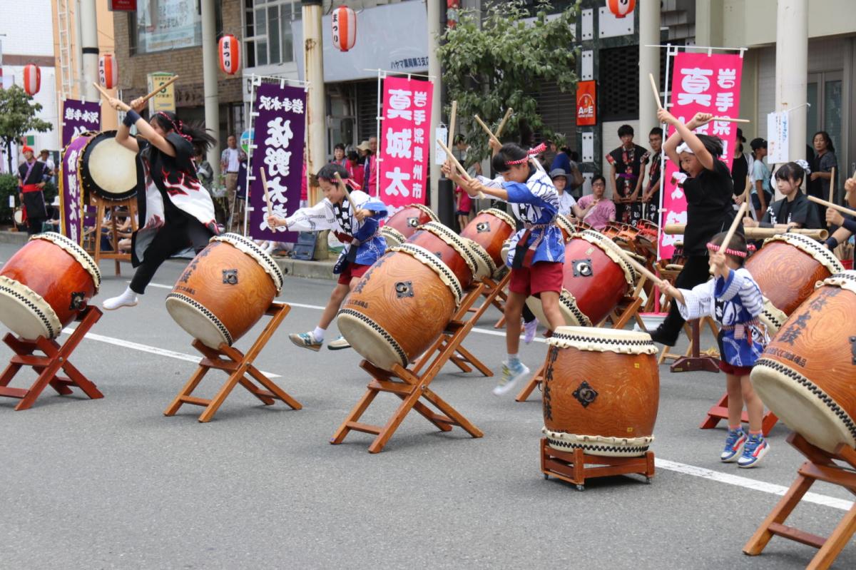 奥州水沢夏まつり2018 子供みこし・地方太鼓・干支和まつり・水沢ざっつぁかまつり後編 2018/08/04