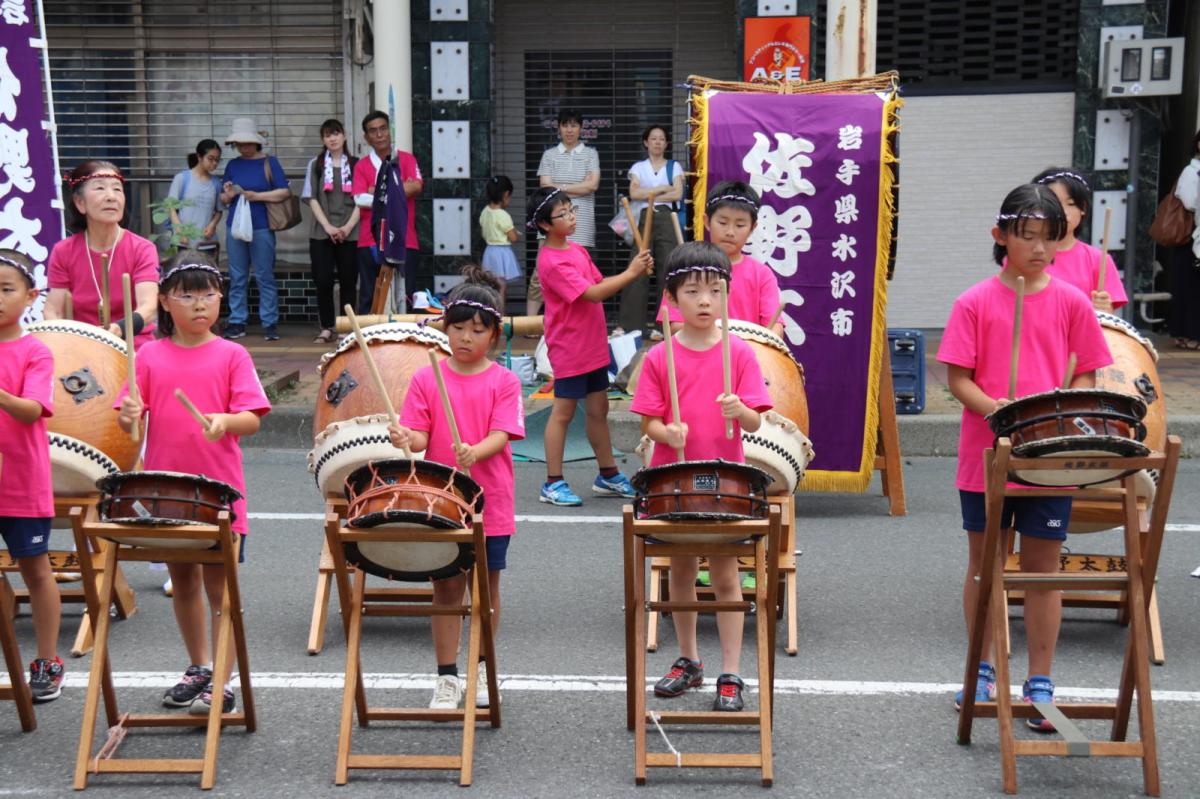 奥州水沢夏まつり2018 子供みこし・地方太鼓・干支和まつり・水沢ざっつぁかまつり後編 2018/08/04