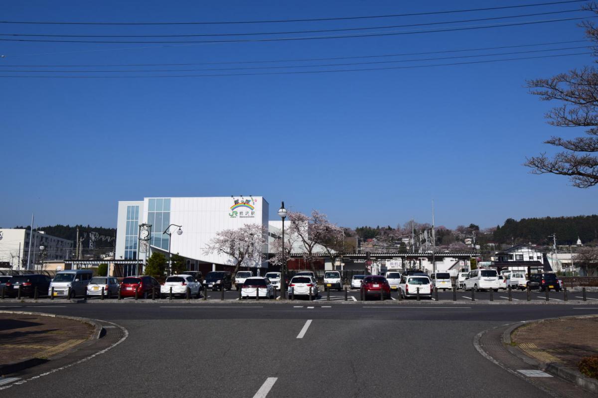 奥州市前沢アスティ商店会さくらのライトアップ 2019/04/19