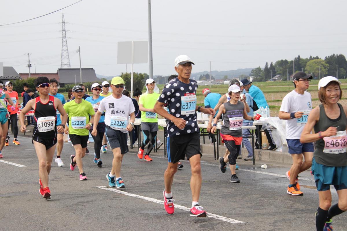 いわて奥州きらめきマラソン2019その3 給水(2)(15)・10km折返し編 2019/05/19