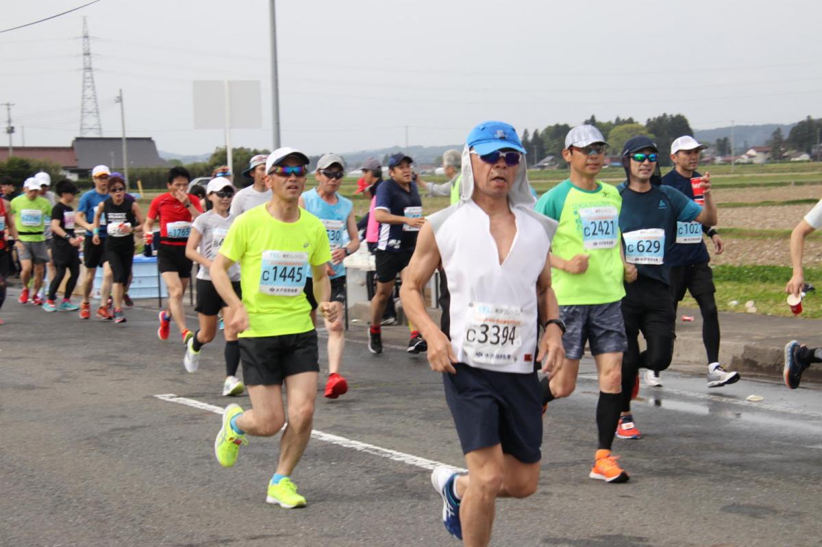 いわて奥州きらめきマラソン2019その3 給水(2)(15)・10km折返し編 2019/05/19