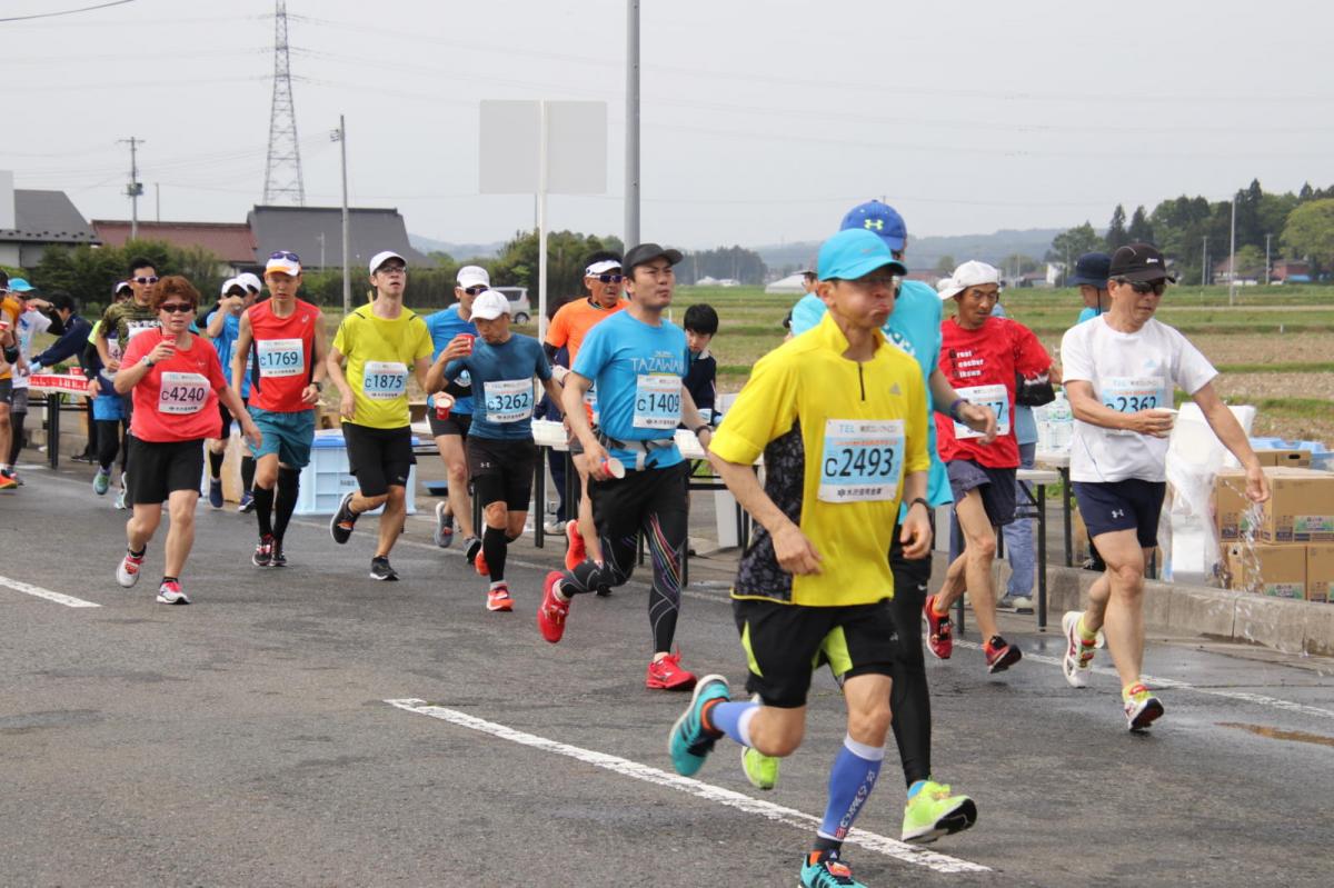 いわて奥州きらめきマラソン2019その3 給水(2)(15)・10km折返し編 2019/05/19