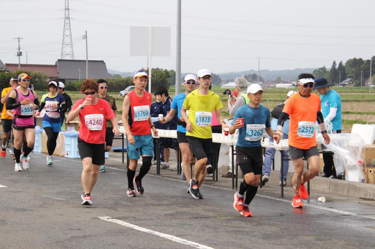 いわて奥州きらめきマラソン2019その3 給水(2)(15)・10km折返し編 2019/05/19