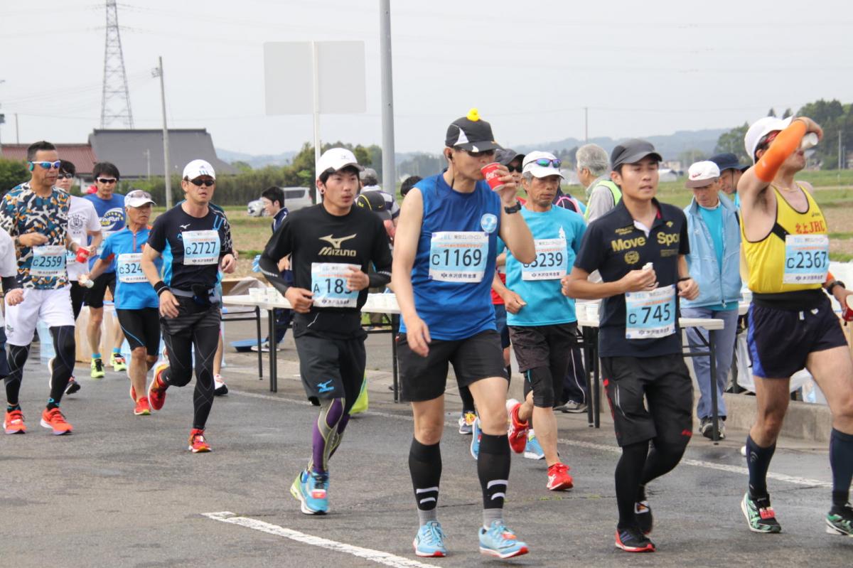 いわて奥州きらめきマラソン2019その3 給水(2)(15)・10km折返し編 2019/05/19
