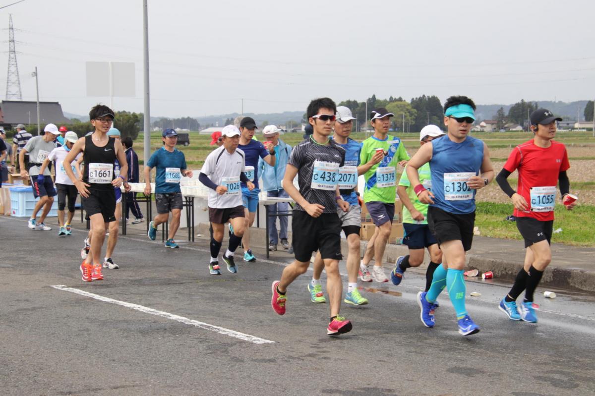 いわて奥州きらめきマラソン2019その3 給水(2)(15)・10km折返し編 2019/05/19