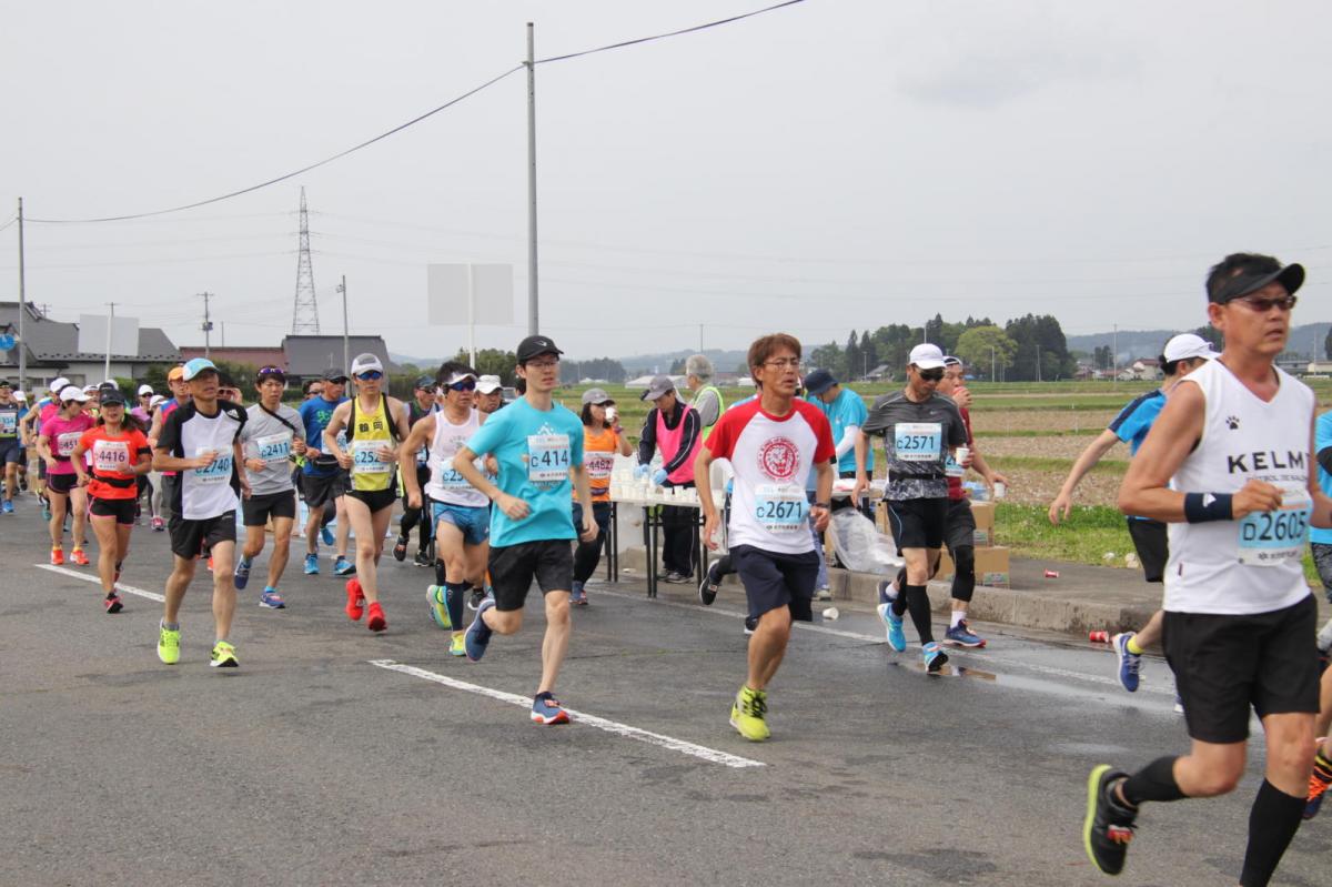 いわて奥州きらめきマラソン2019その3 給水(2)(15)・10km折返し編 2019/05/19