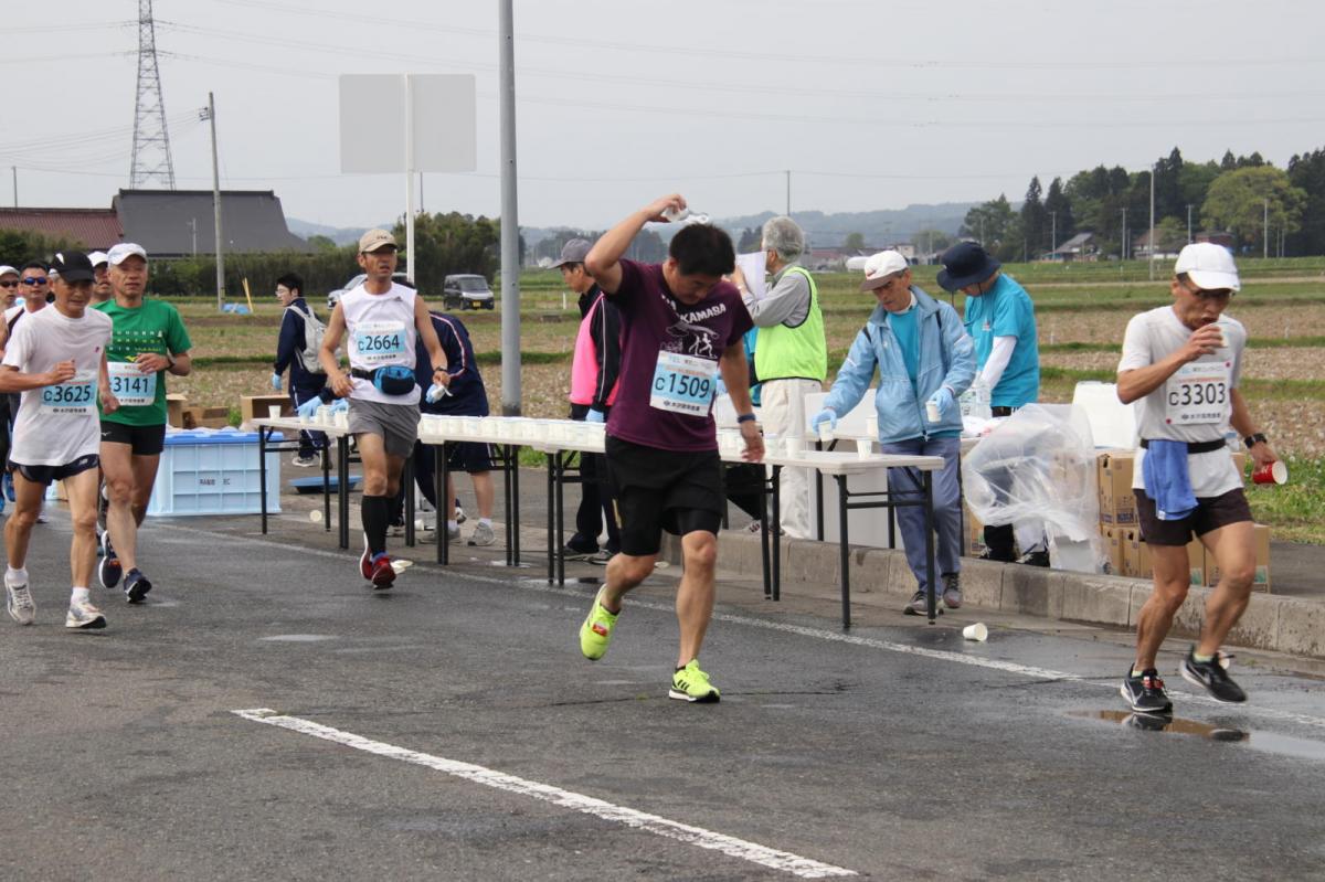 いわて奥州きらめきマラソン2019その3 給水(2)(15)・10km折返し編 2019/05/19