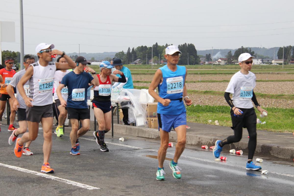 いわて奥州きらめきマラソン2019その3 給水(2)(15)・10km折返し編 2019/05/19