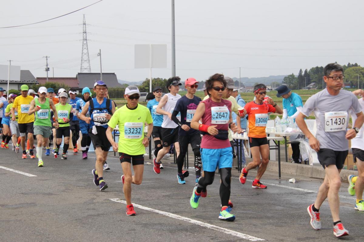 いわて奥州きらめきマラソン2019その3 給水(2)(15)・10km折返し編 2019/05/19