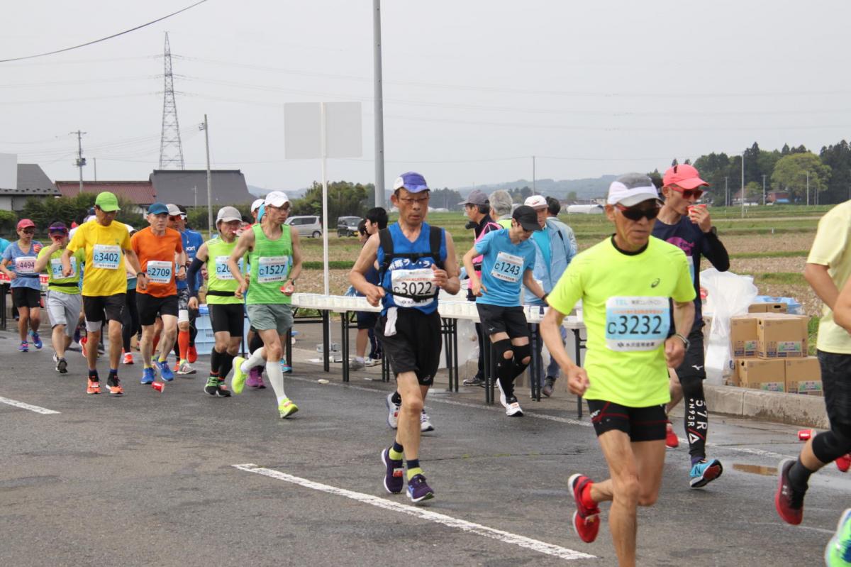 いわて奥州きらめきマラソン2019その3 給水(2)(15)・10km折返し編 2019/05/19