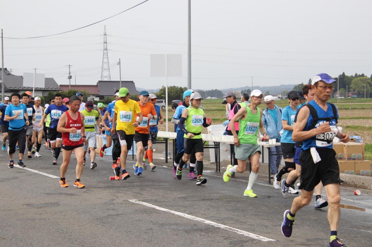 いわて奥州きらめきマラソン2019その3 給水(2)(15)・10km折返し編 2019/05/19