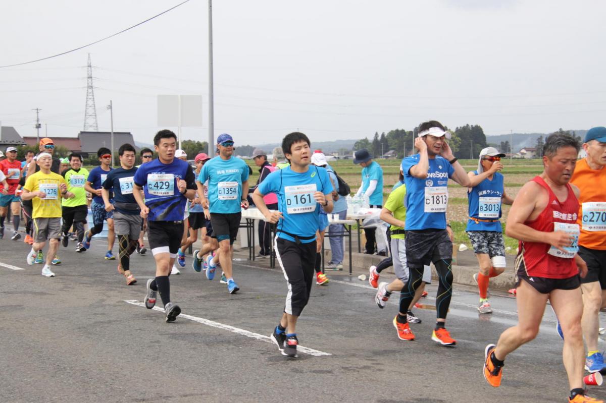 いわて奥州きらめきマラソン2019その3 給水(2)(15)・10km折返し編 2019/05/19
