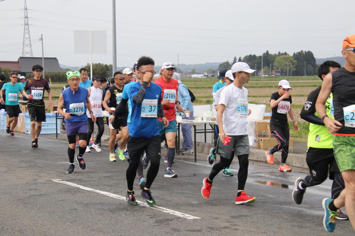 いわて奥州きらめきマラソン2019その3 給水(2)(15)・10km折返し編 2019/05/19