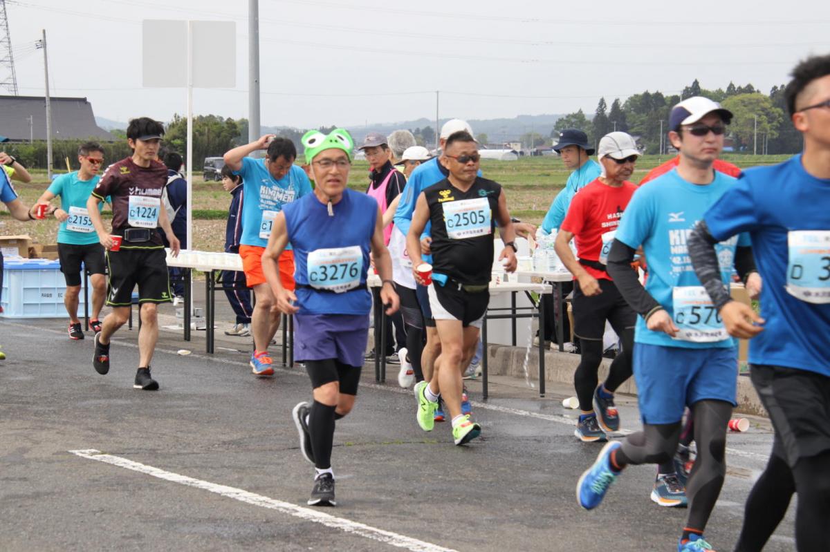 いわて奥州きらめきマラソン2019その3 給水(2)(15)・10km折返し編 2019/05/19