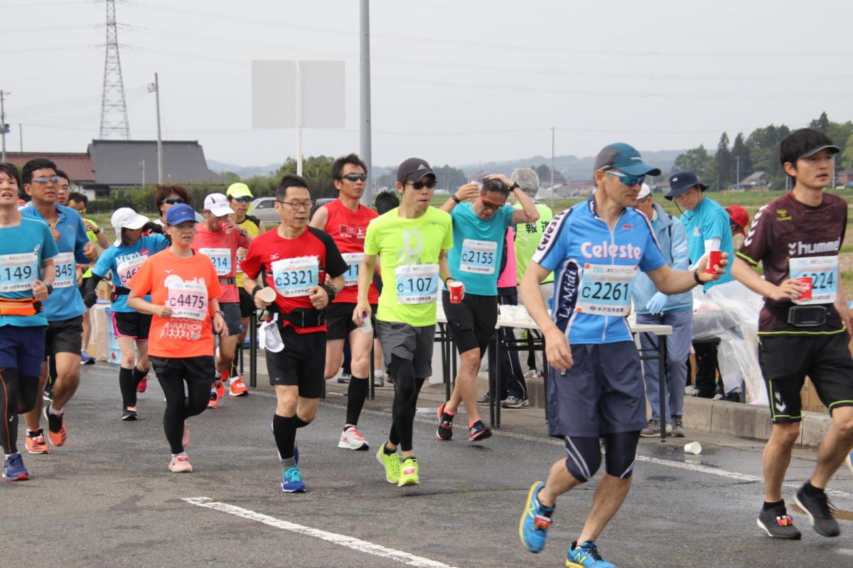 いわて奥州きらめきマラソン2019その3 給水(2)(15)・10km折返し編 2019/05/19