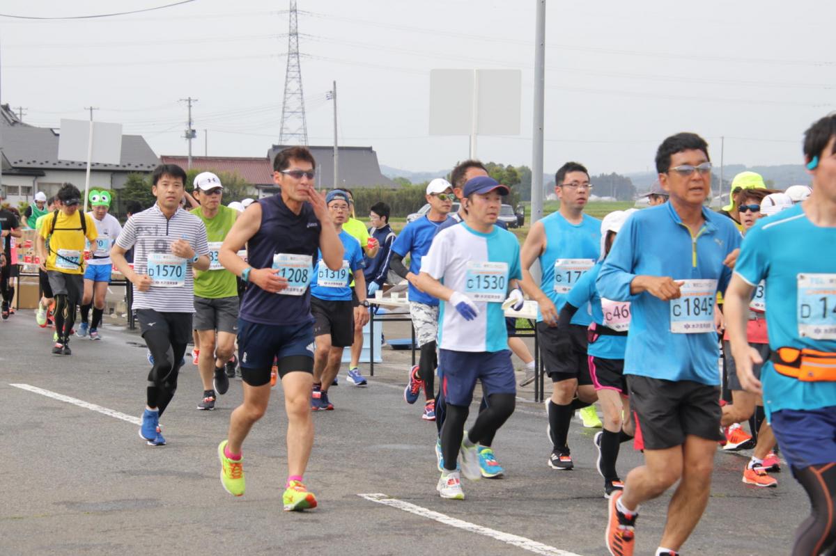 いわて奥州きらめきマラソン2019その3 給水(2)(15)・10km折返し編 2019/05/19