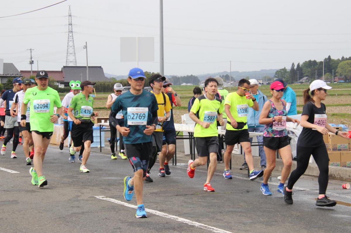いわて奥州きらめきマラソン2019その3 給水(2)(15)・10km折返し編 2019/05/19