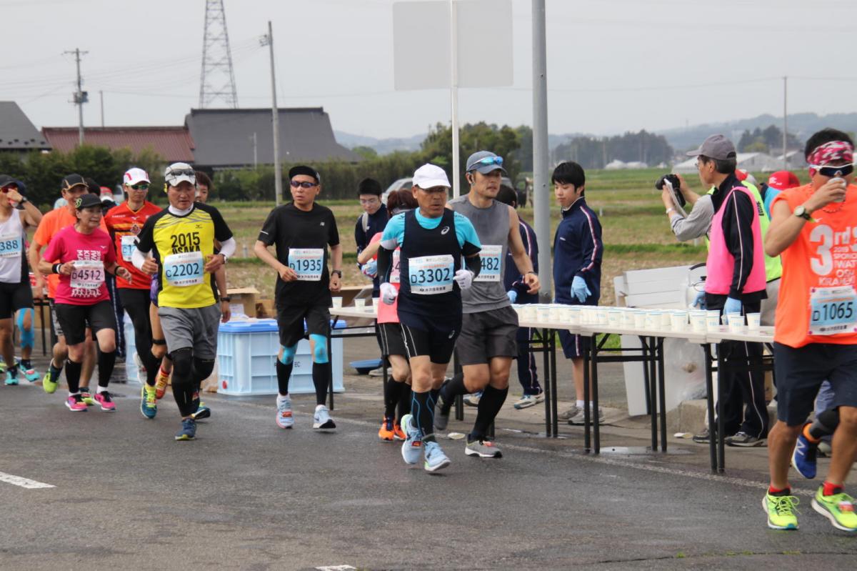 いわて奥州きらめきマラソン2019その3 給水(2)(15)・10km折返し編 2019/05/19