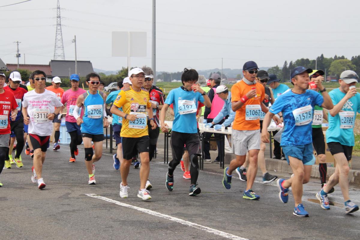 いわて奥州きらめきマラソン2019その3 給水(2)(15)・10km折返し編 2019/05/19