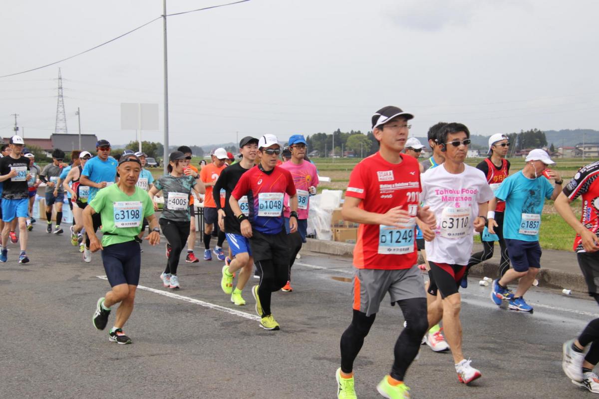 いわて奥州きらめきマラソン2019その3 給水(2)(15)・10km折返し編 2019/05/19