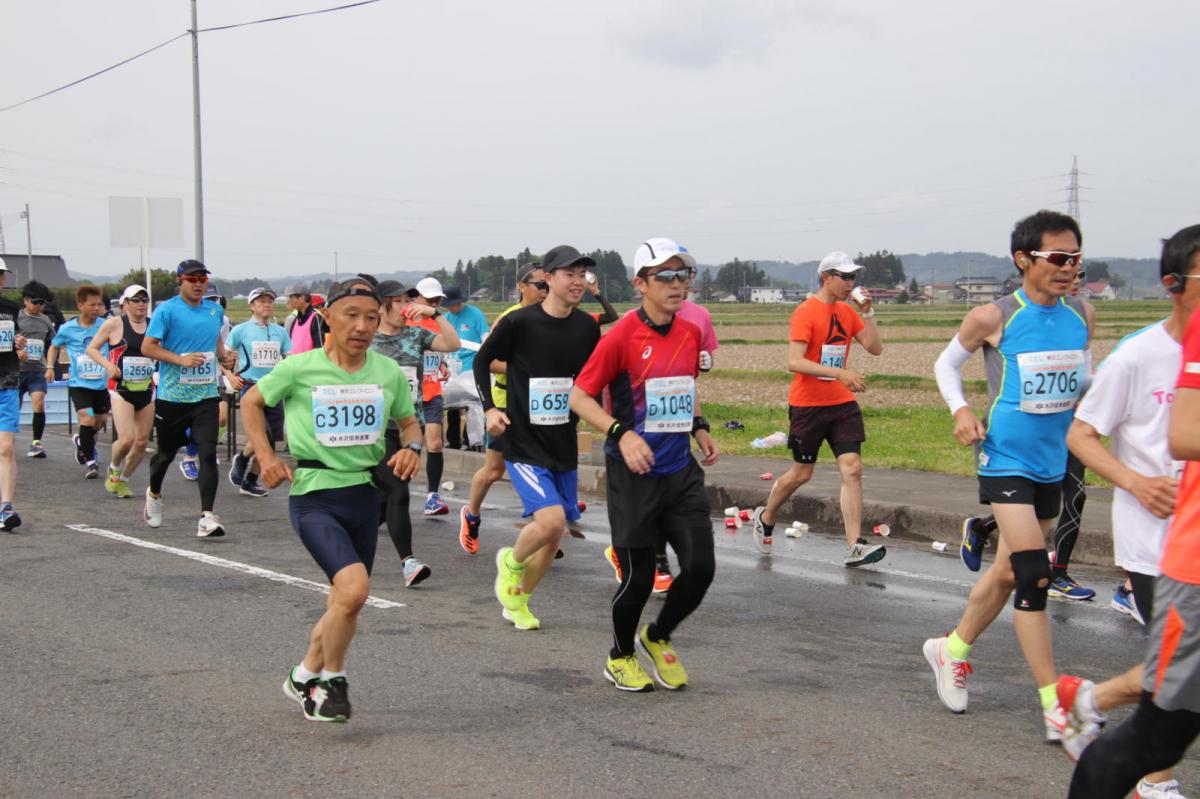 いわて奥州きらめきマラソン2019その3 給水(2)(15)・10km折返し編 2019/05/19