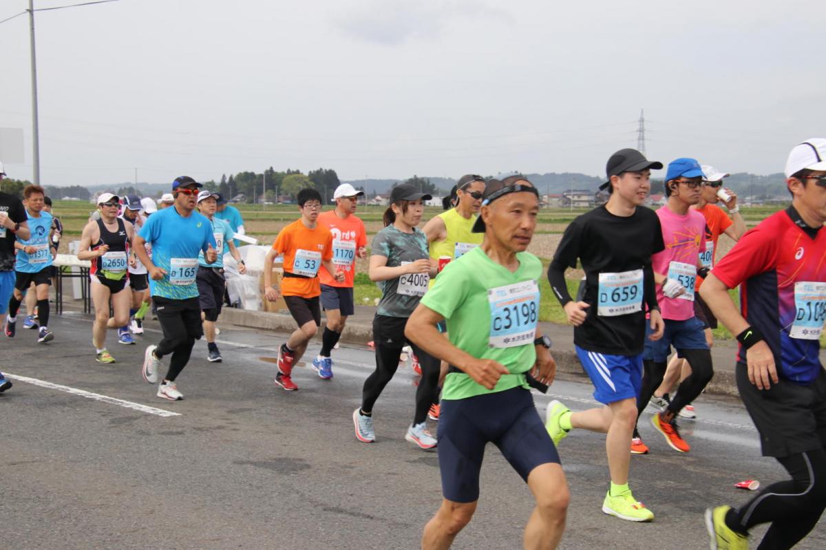 いわて奥州きらめきマラソン2019その3 給水(2)(15)・10km折返し編 2019/05/19