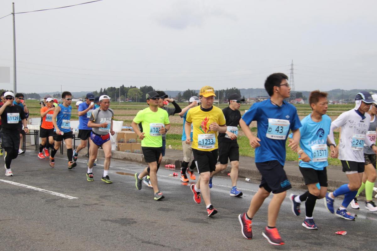 いわて奥州きらめきマラソン2019その3 給水(2)(15)・10km折返し編 2019/05/19