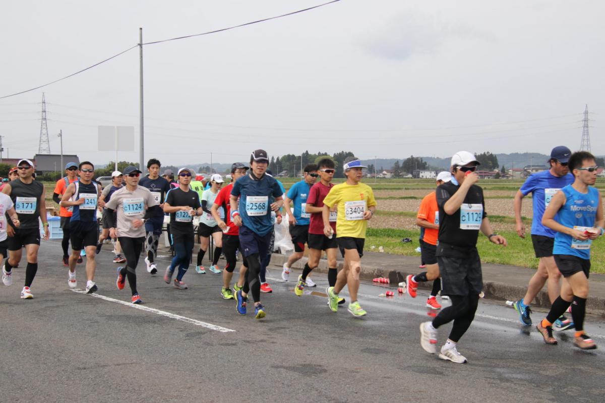 いわて奥州きらめきマラソン2019その3 給水(2)(15)・10km折返し編 2019/05/19