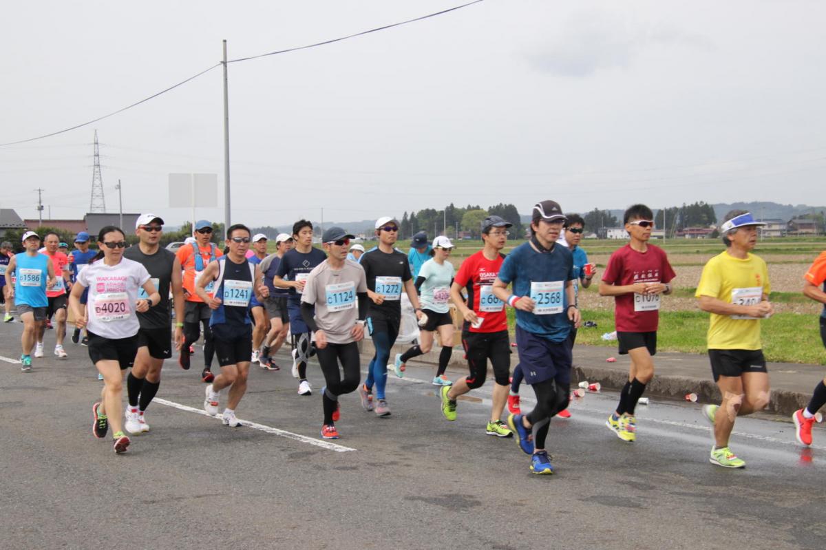いわて奥州きらめきマラソン2019その3 給水(2)(15)・10km折返し編 2019/05/19