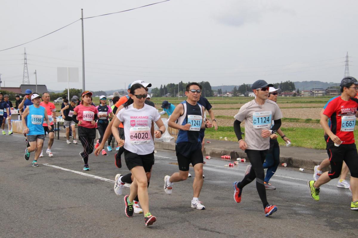 いわて奥州きらめきマラソン2019その3 給水(2)(15)・10km折返し編 2019/05/19