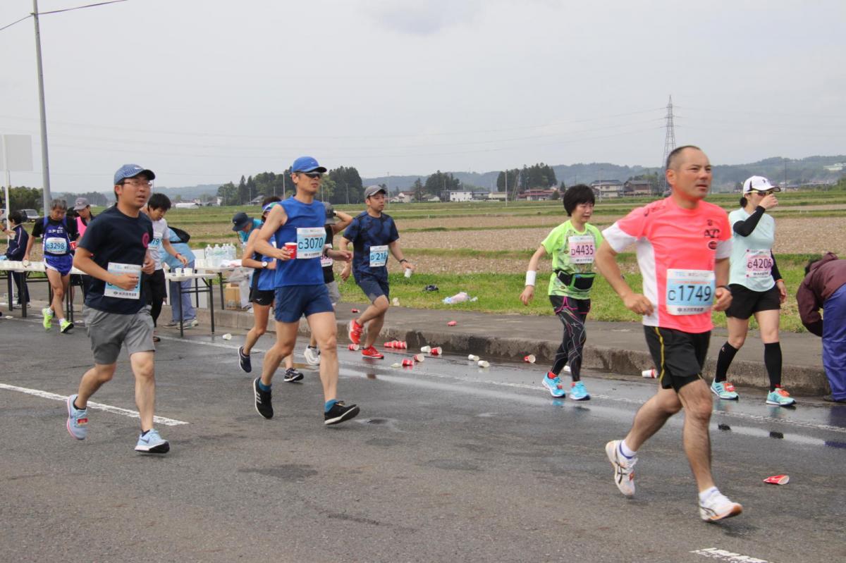 いわて奥州きらめきマラソン2019その3 給水(2)(15)・10km折返し編 2019/05/19
