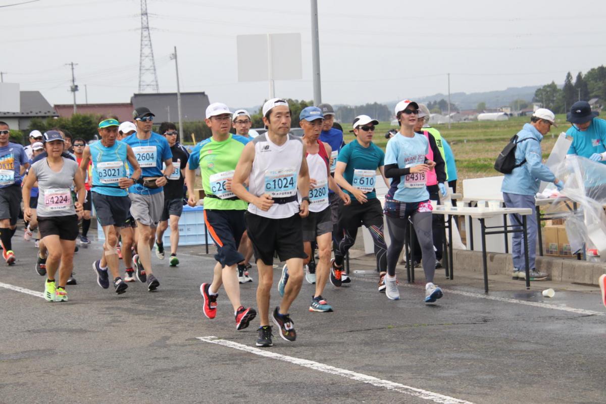 いわて奥州きらめきマラソン2019その3 給水(2)(15)・10km折返し編 2019/05/19