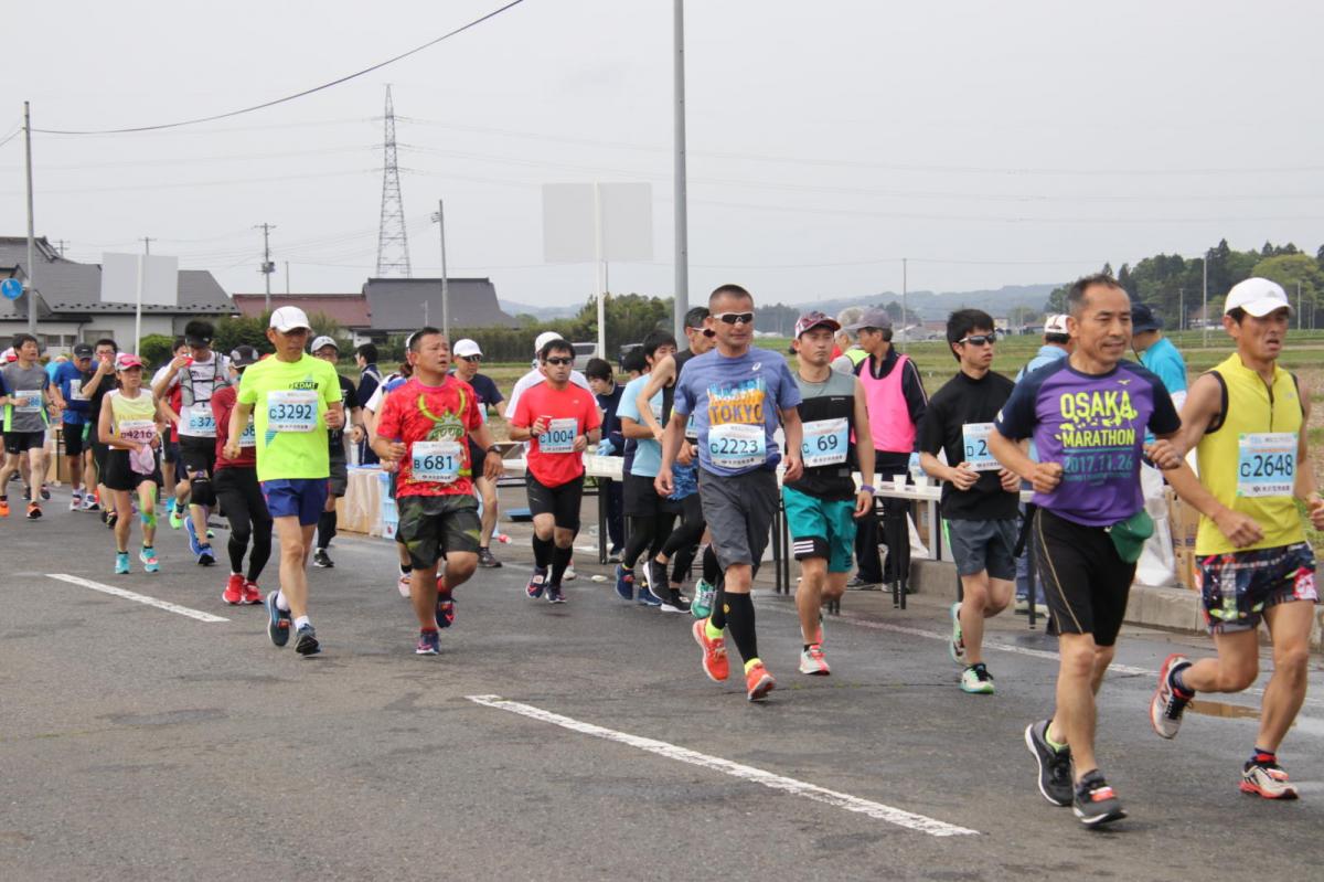 いわて奥州きらめきマラソン2019その3 給水(2)(15)・10km折返し編 2019/05/19