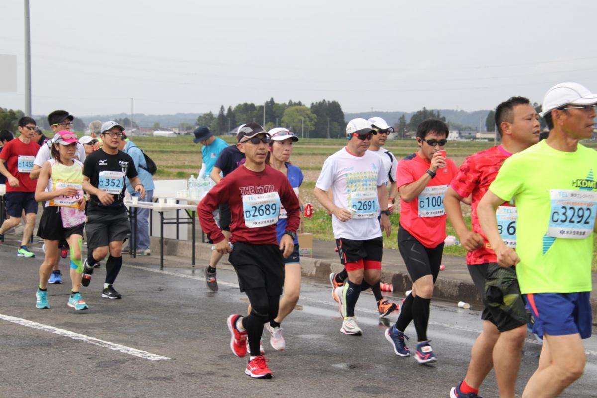 いわて奥州きらめきマラソン2019その3 給水(2)(15)・10km折返し編 2019/05/19