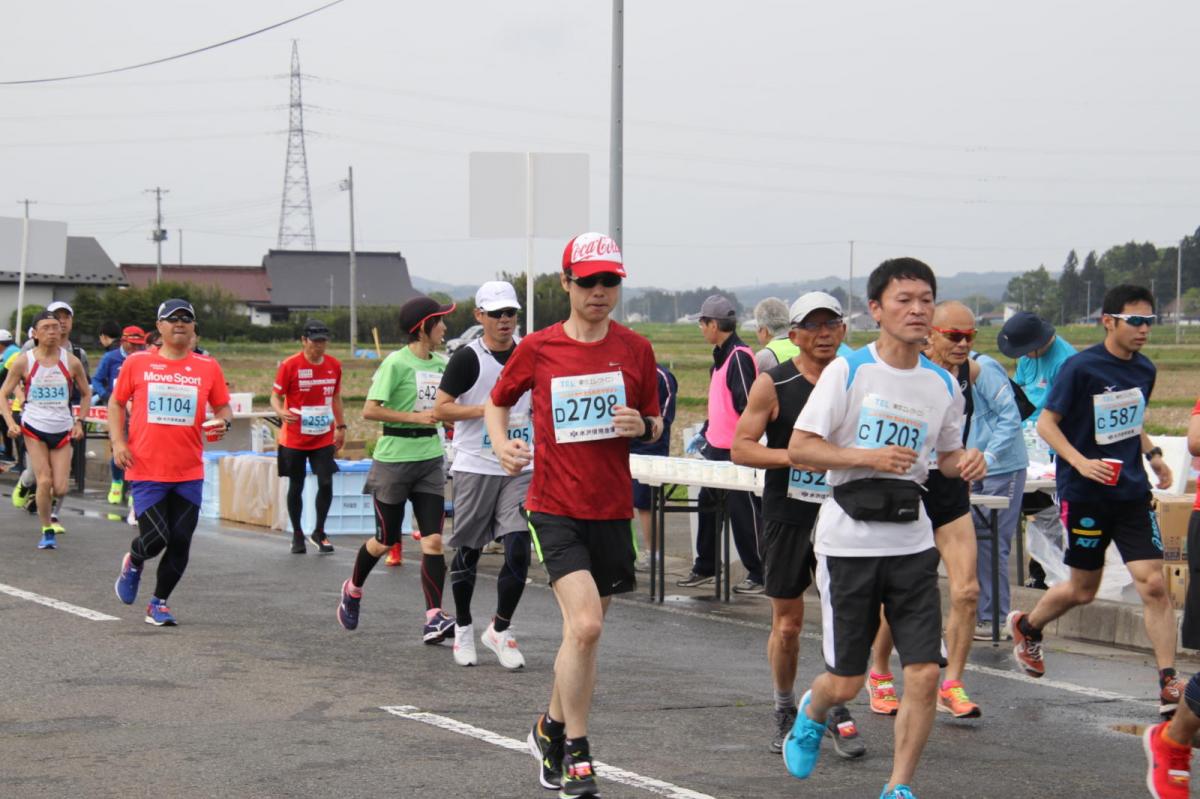 いわて奥州きらめきマラソン2019その3 給水(2)(15)・10km折返し編 2019/05/19