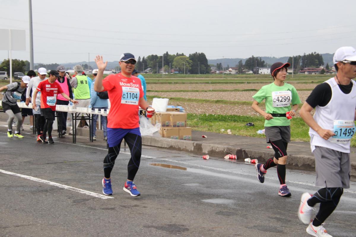 いわて奥州きらめきマラソン2019その3 給水(2)(15)・10km折返し編 2019/05/19